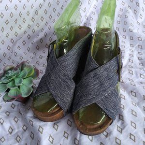 CATO Grey Wedges Size 7